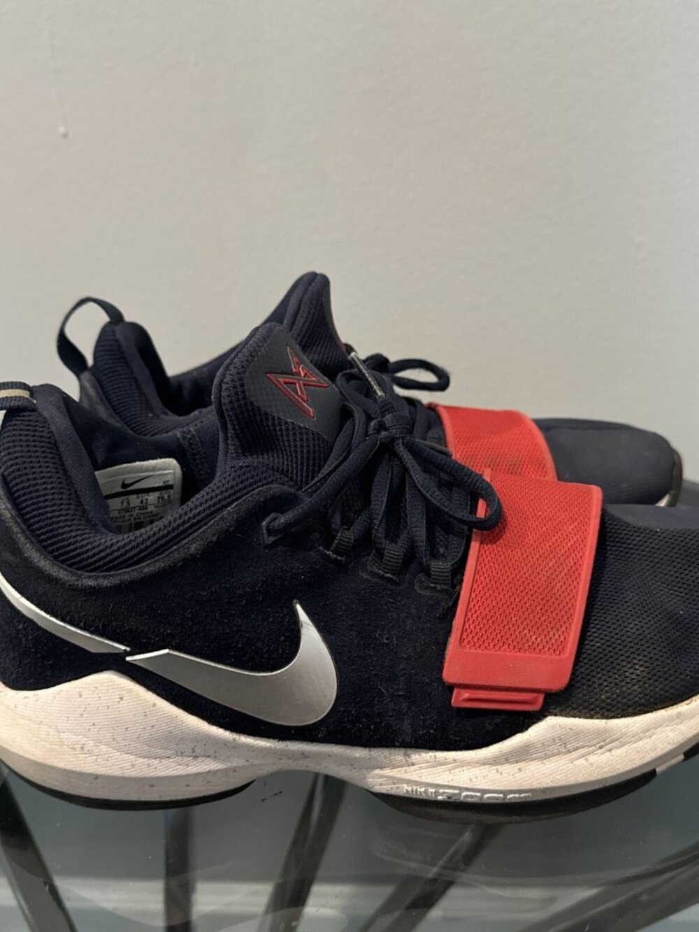 Nike Blue Pg 1 Usa Paul George Men S 8 5 878627 900 Red Sneakers